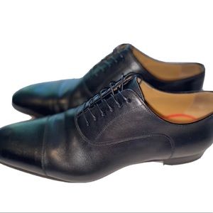 Christian Louboutin Greggo Men's Lace-Up Leather Dress Shoes SIZE 13 US